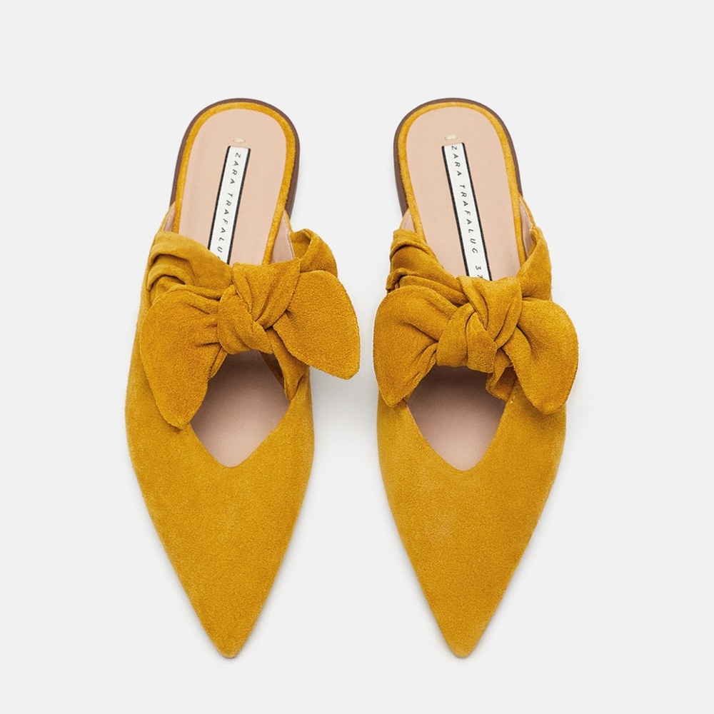 Zara Mule with a Bow